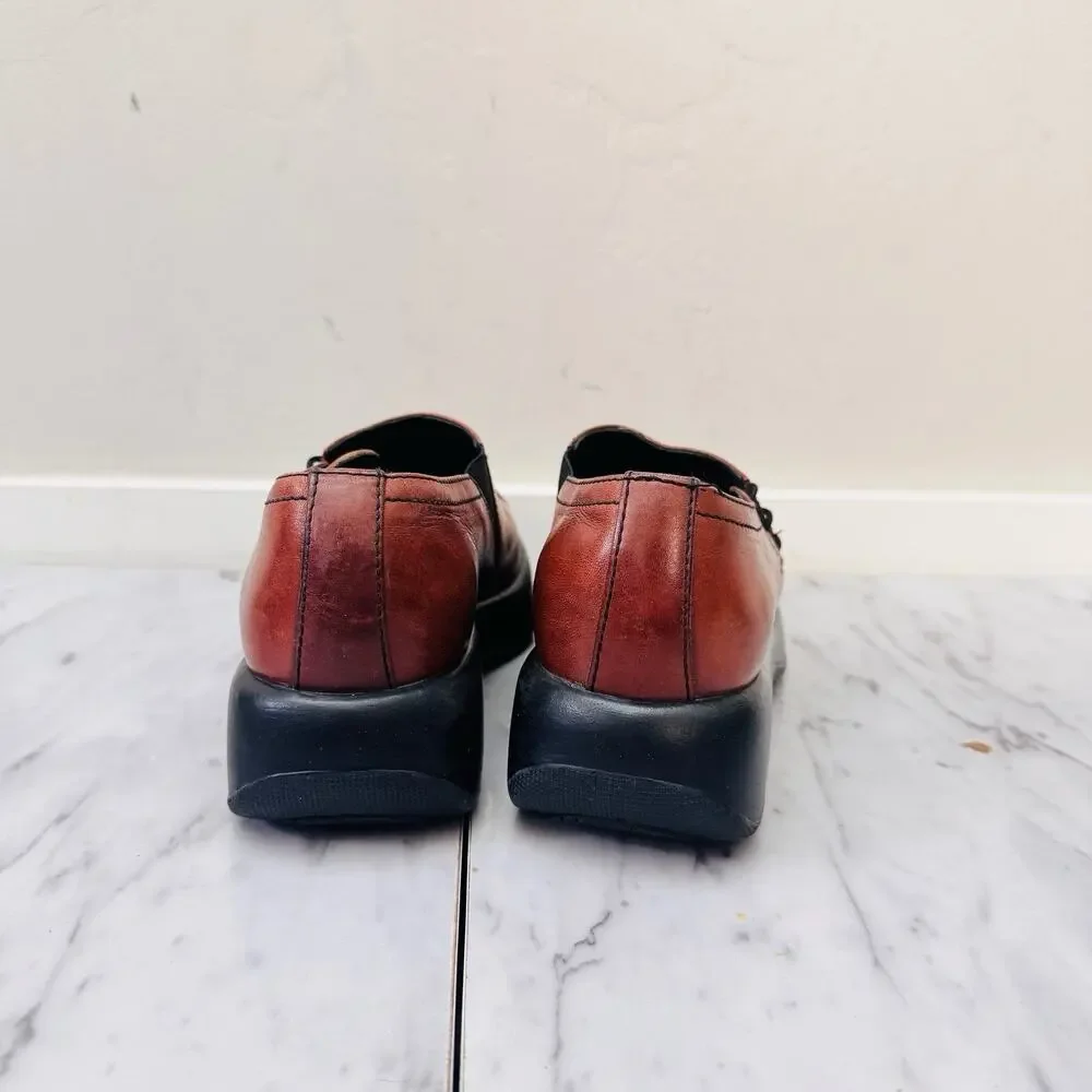 Dansko Brown Leather Slip-on loafers womens size 7.5